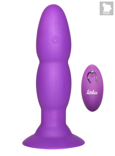 Фиолетовый анальный стимулятор Tornado Back Door - 14 см - Lola Toys