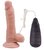 Телесный вибратор с мошонкой на присоске 7 Inch Beginners Dildo Vibrator - 18,6 см., цвет телесный - Chisa