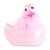 Розовый вибратор-уточка I Rub My Duckie 2.0 Paris, цвет розовый - Big Teaze Toys