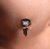 Магнитные зажимы на соски саморез Tom of Finland Screw U II Magnetic Nipple Clamps, цвет черный - XR Brands