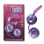 Вагинальные шарики Erotic Duo Balls, цвет фиолетовый - Seven Creations