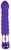 Фиолетовый спиралевидный вибратор - 21 см., цвет фиолетовый - МиФ