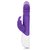 Фиолетовый пульсирующий вибромассажер G-Spot Thrusting Rabbit - 24 см., цвет фиолетовый - Rabbit Essentials