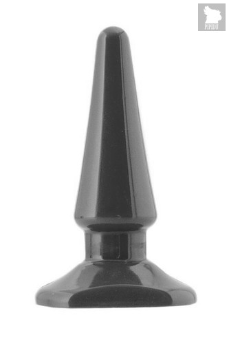 Черная анальная пробка ToyFa - 10,5 см, цвет черный - Toyfa