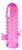 Закрытая рельефная насадка Crystal sleeve с усиками и пупырышками - 13 см., цвет разноцветный - Bioritm
