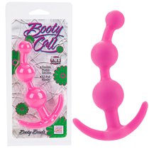 Анальные бусы Booty Call Booty Beads - Pink, цвет розовый - California Exotic Novelties