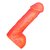 Насадка для страпона Биоклон №11, цвет красный - Lovetoy (А-Полимер)