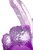 Фиолетовый вибратор High-Tech fantasy - 22,5 см, цвет фиолетовый - Toyfa