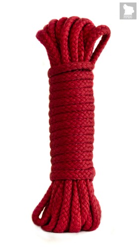 Веревка Bondage Collection Red - 9 м., цвет красный - Lola Toys