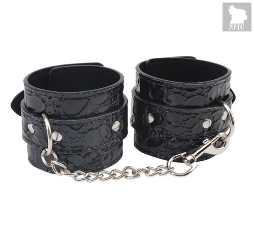 Черные наручники Be good Wrist Cuffs, цвет черный - Chisa
