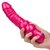 Розовый вибратор-реалистик с блестками Naughty Bits Lady Boner Bendable Personal Vibrator - 20 см., цвет розовый - California Exotic Novelties