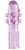 Гелевая фиолетовая насадка с шариками и шипами - 14 см, цвет фиолетовый - Toyfa