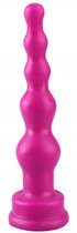 Фиолетовый анальный стимулятор-ёлочка - 14,5 см., цвет фиолетовый - МиФ