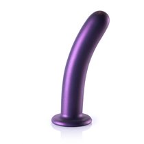 Фиолетовый фаллоимитатор Smooth G-Spot - 17,7 см., цвет фиолетовый - HOT