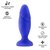 Синяя пробка-фаллос Performance Rocket Plug - 17,8 см, цвет синий - Blush Novelties