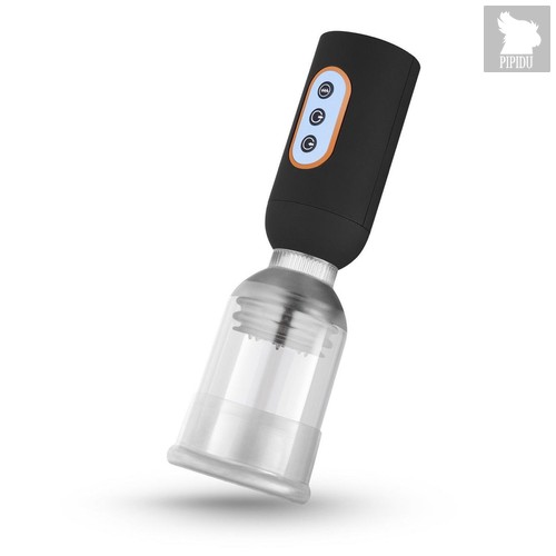 Мастурбатор-помпа с вибрацией CRUIZR Luxury Vibrating Penis Pump, цвет черный - Cruizr