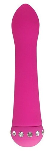 Розовый вибратор SPARKLE SUCCUBI BLISS CARESSING VIBE - 14,2 см., цвет розовый - Howells