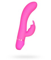 Вибромассажер Spellbound Bunny с загнутым кончиком, цвет розовый - California Exotic Novelties