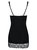Сорочка Miamor с трусиками, цвет черный, размер 2XL - Obsessive