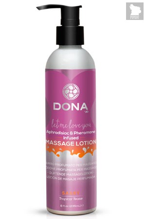 Увлажняющий лосьон для массажа DONA Massage Lotion Sassy Aroma: Tropical Tease 235 мл - DONA by JO
