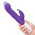 Фиолетовый массажер для G-точки Slim Shaft thrusting G-spot Rabbit - 23 см., цвет фиолетовый - Rabbit Essentials