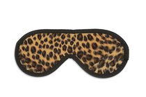 Закрытая маска леопардовой расцветки, цвет леопард - Пикантные штучки