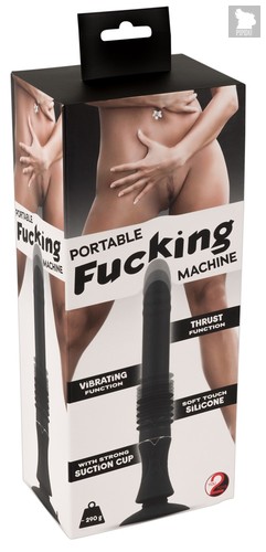 Ручная компактная секс-машина Portable Fucking Machine by You2Toys, цвет черный - ORION