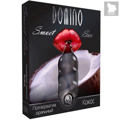 Презерватив DOMINO Sweet Sex Кокос - 1 шт., цвет прозрачный - LUXLITE