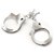 Металлические наручники Metal Handcuffs, цвет серебряный - Lovehoney