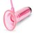 Розовый вакуумный стимулятор для клитора с вибрацией Vibrating Clitoral Pump with Quick Release, цвет розовый - Lux Fetish