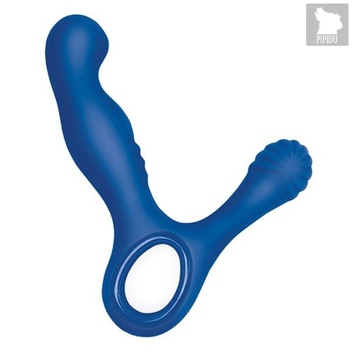Синий стимулятор простаты с вибрацией Revive Prostate Massager, цвет синий - NS Novelties