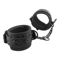 Кандалы Luxury Fetish - Ankles Cuffs Black, цвет черный - Eroplant