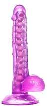 Фиолетовый реалистичный фаллоимитатор Celiam - 20,5 см., цвет фиолетовый - Toyfa