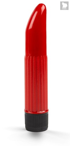 Классический мини-вибратор с рёбрышками - 11,5 см., цвет разноцветный - Brazzers