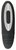 Черная анальная втулка с вибрацией и функцией нагрева Warming & Vibrating Butt Plug, цвет черный - ORION