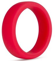 Красное эрекционное кольцо Silicone Go Pro Cock Ring, цвет красный - Blush Novelties