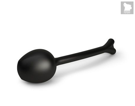 Вагинальный шарик с электростимуляцией Unplain Jane, цвет черный - Mystim