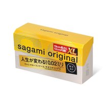 Презервативы увеличенного размера Sagami Original 0.02 XL-size - 12 шт. - Sagami