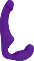 Безремневой фиолетовый страпон Share, цвет фиолетовый - Fun factory