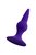 Фиолетовая анальная втулка Klapsy - 10,5 см., цвет фиолетовый - Toyfa