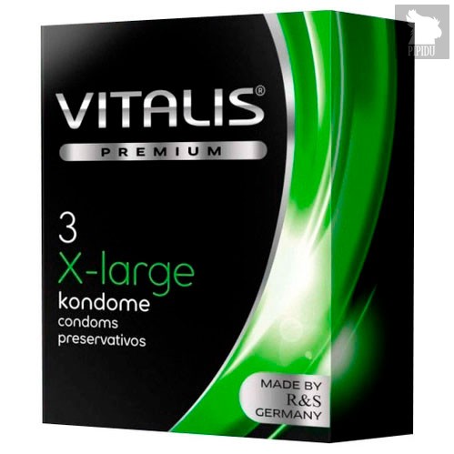 Презервативы VITALIS №3 X-Large увеличенного размера, 3 шт. - VITALIS