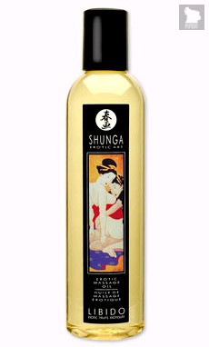 Массажное масло с ароматом экзотических фруктов Libido - 250 мл - Shunga Erotic Art