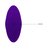 Перезаряжаемый анальный виброплаг Baile PrettyLove Morton, цвет фиолетовый - Baile