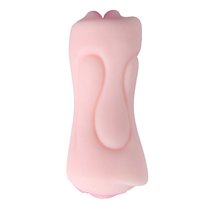 Телесный двусторонний мастурбатор STROKER - вагина и ротик, цвет телесный - МиФ