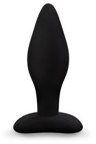 Черная анальная пробка - 11,5 см., цвет черный - Brazzers