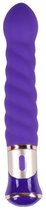 Фиолетовый спиралевидный вибратор - 21 см., цвет фиолетовый - МиФ