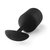 Чёрная пробка для ношения B-vibe Snug Plug 5 - 14 см, цвет черный - B-vibe