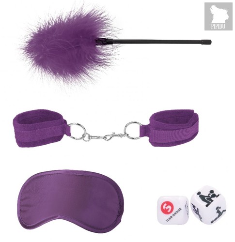 Фиолетовый игровой набор Introductory Bondage Kit №2, цвет фиолетовый - Shots Media