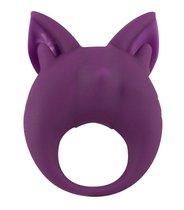 Фиолетовое перезаряжаемое эрекционное кольцо Kitten Kiki, цвет фиолетовый - Lola Toys