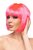 Ярко-розовый парик "Ахира", цвет розовый - МиФ